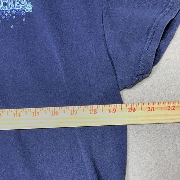 Vintage Disney Shirt Mickey Unlimited Men XL Blue Graphic Disney 90s Beach‎ - Picture 5 of 10